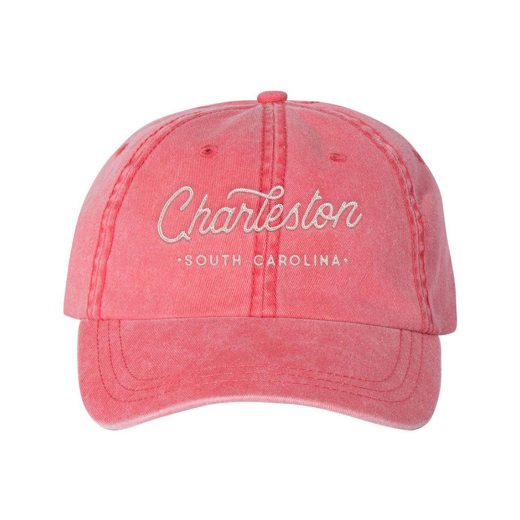 Custom City Script Baseball Hat: Peppercorn