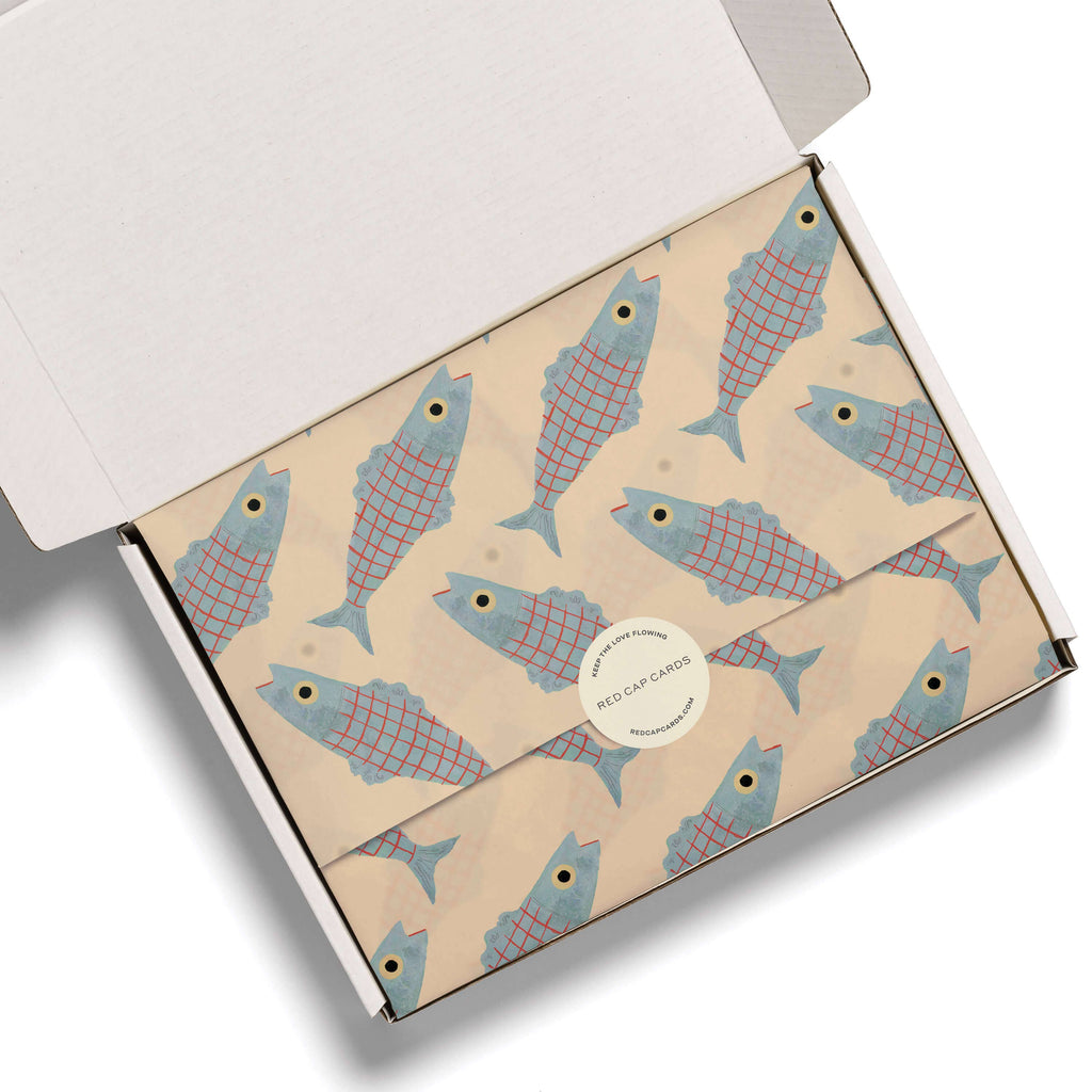 Herring tissue paper: 5 Sheets