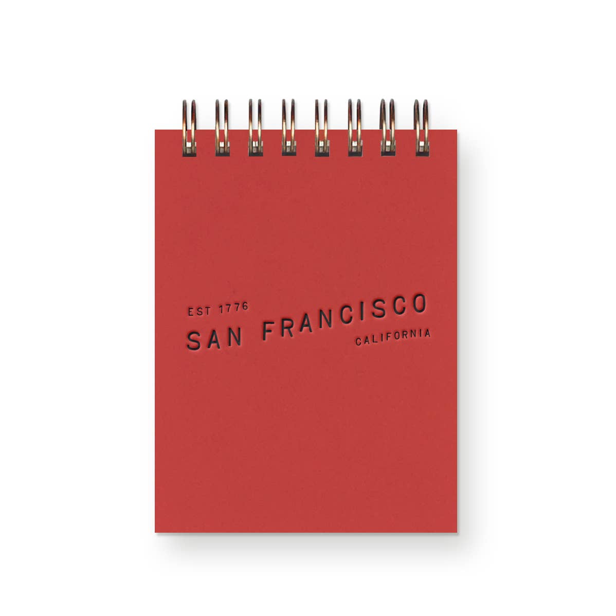 Custom City Wave Mini Jotter Notebook: Chartreuse Cover : Deep Blue Ink