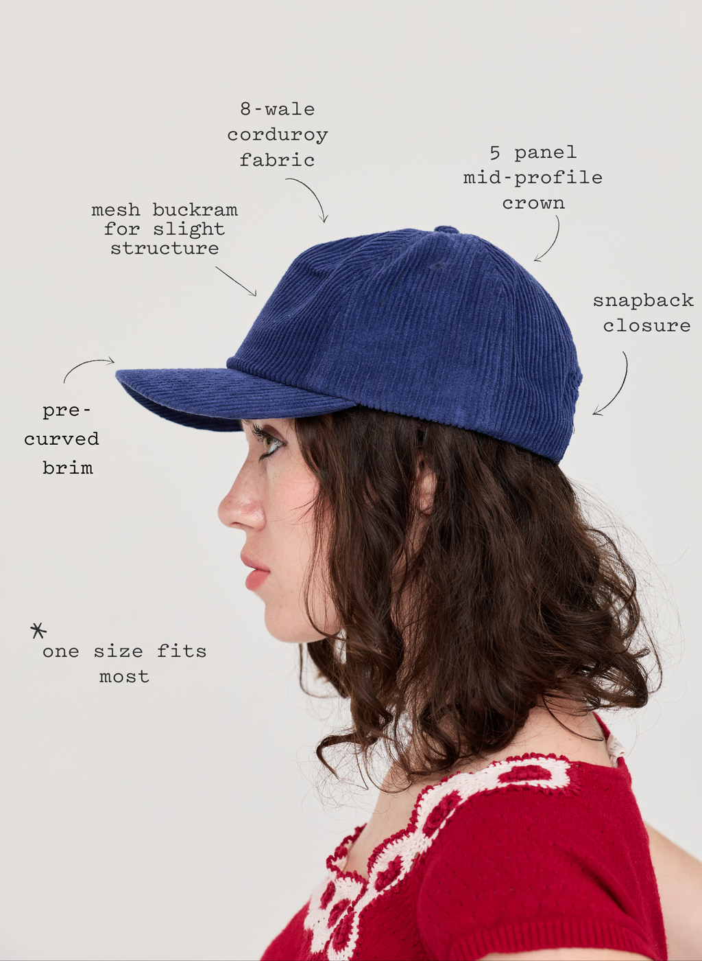 Corduroy Workhorse Hat™: Black - Corduroy