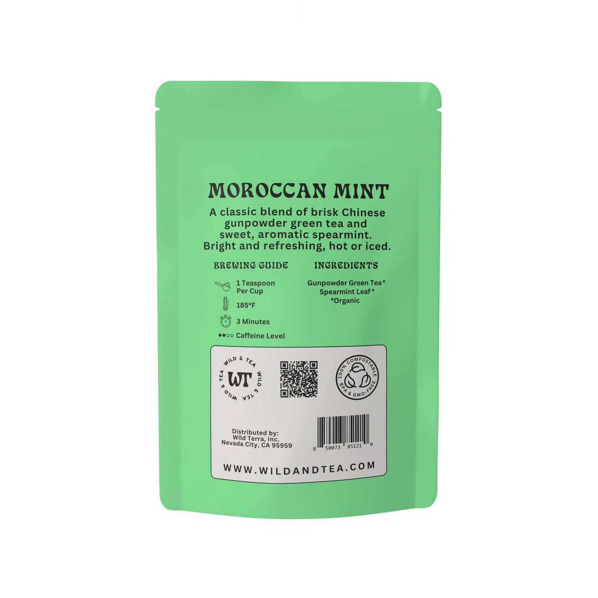 Moroccan Mint Green Tea: 2.5oz