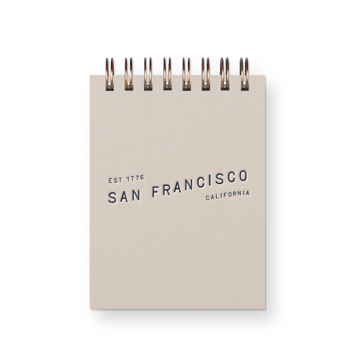 Custom City Wave Mini Jotter Notebook: Chartreuse Cover : Deep Blue Ink