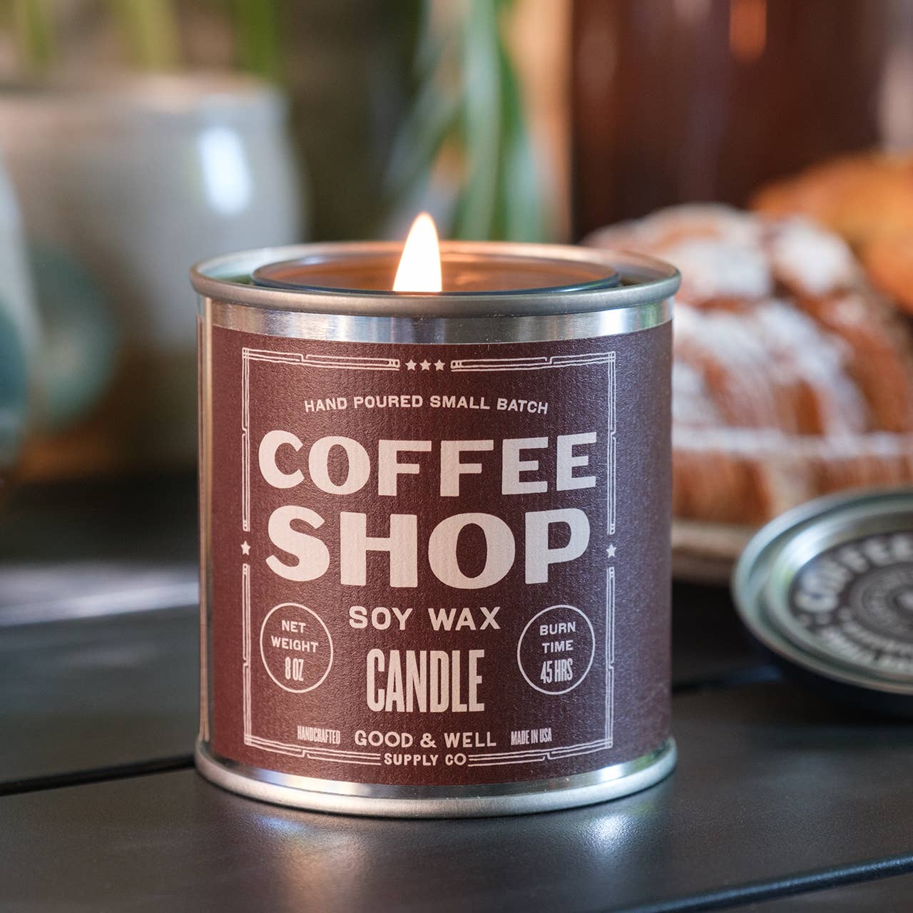 Coffee Shop Soy Candle : 1/2 Pint / Cotton Wick