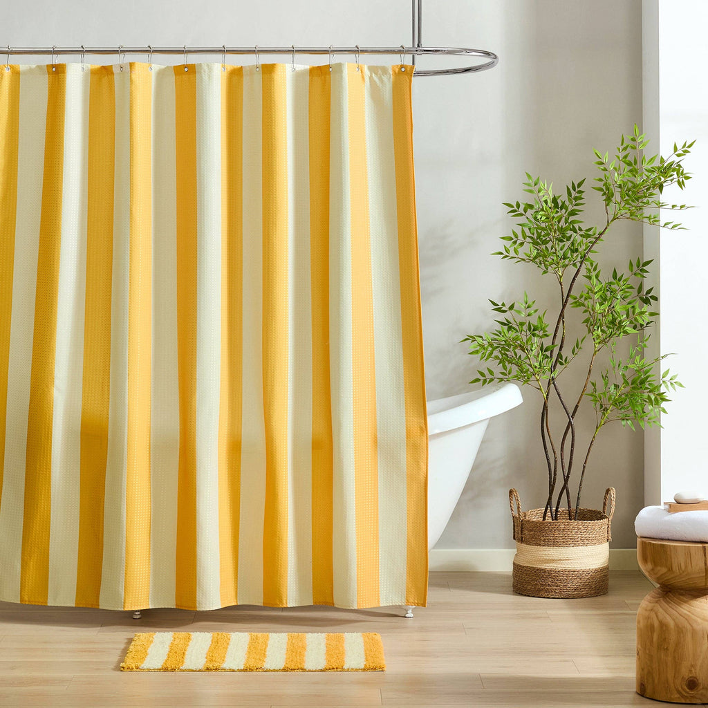 Flamingo Bath Mat (Yellow): 20x32 inch