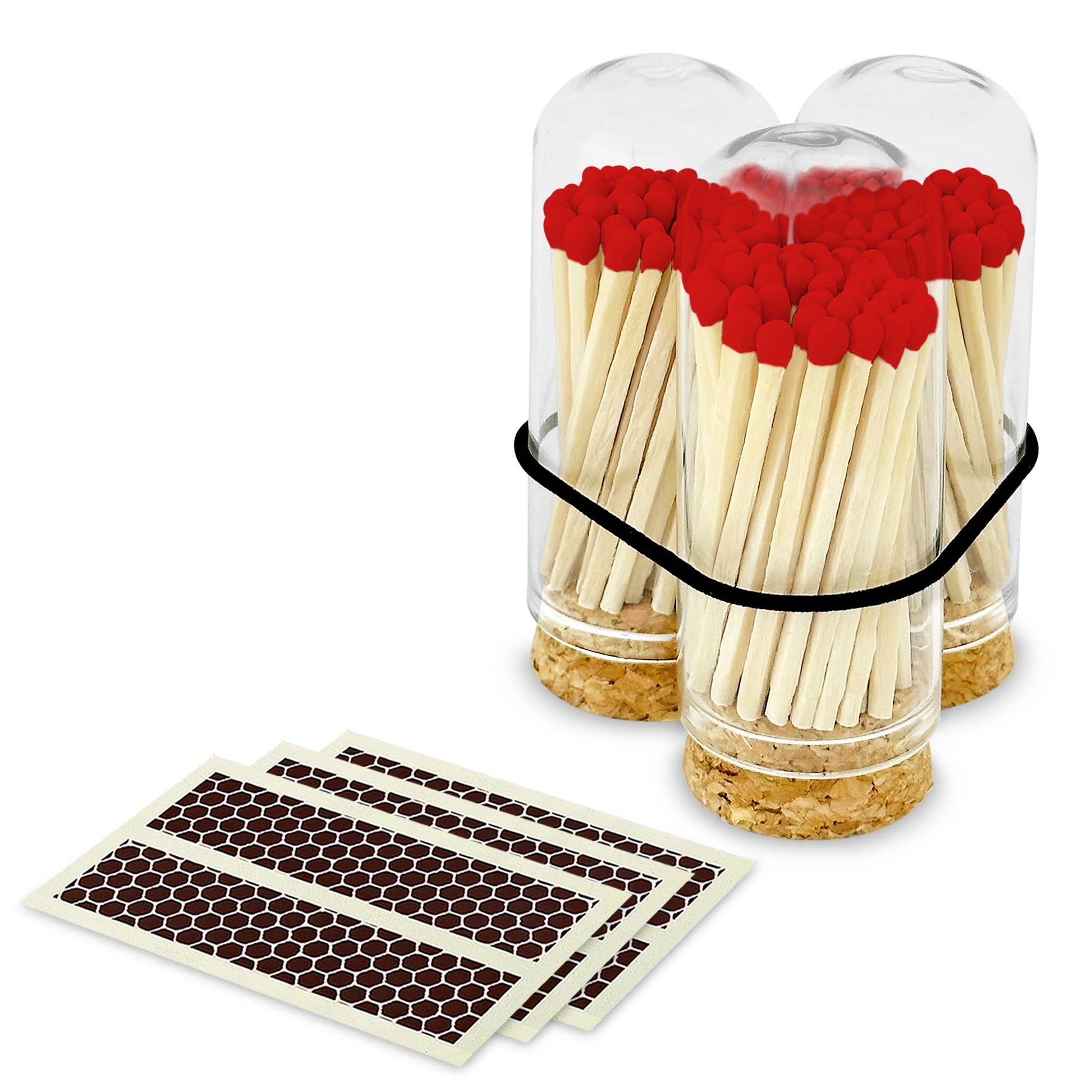 2" Matches + Mini Cloche - Colors of Your Choice + Strikers: Light Pink