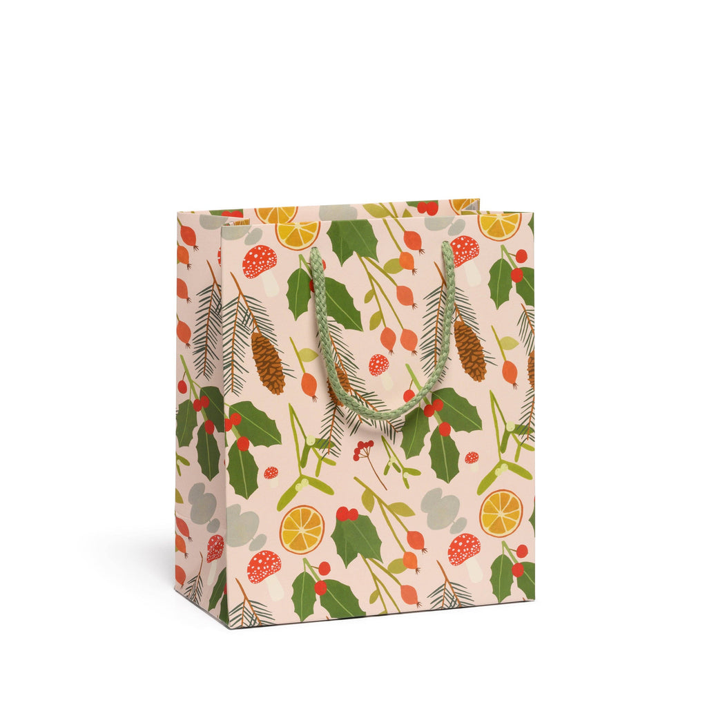 Holiday Greens gift bags: Medium
