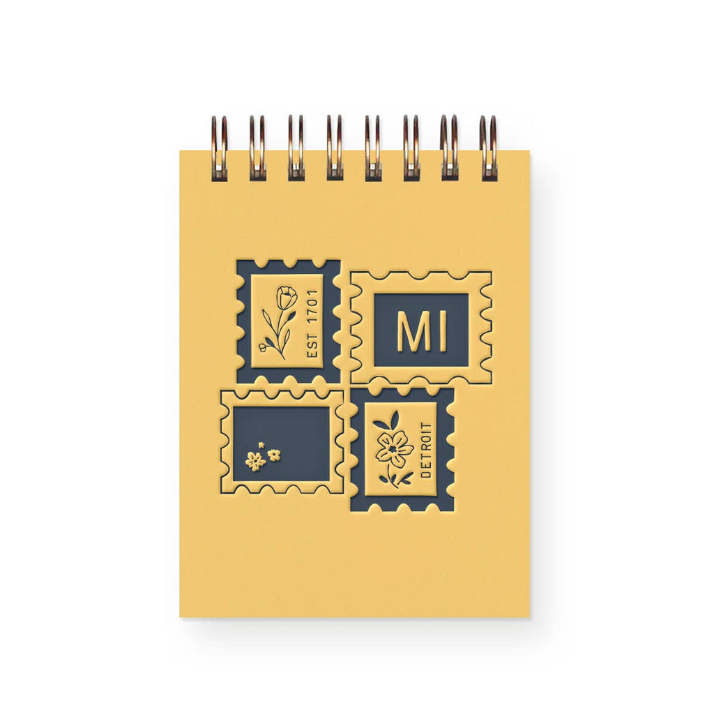Custom City Stamp Mini Jotter Notebook: Heirloom Cover