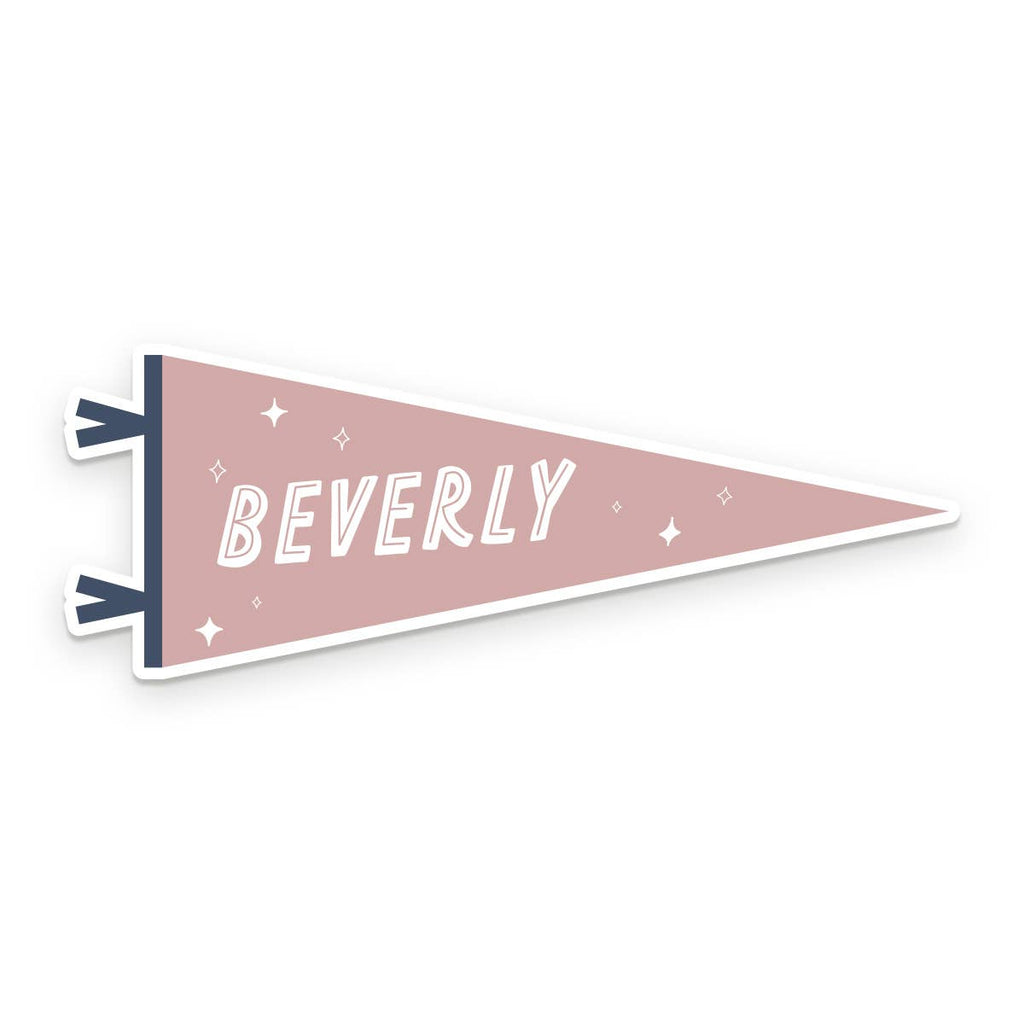 Custom City Pennant Sticker: Heirloom