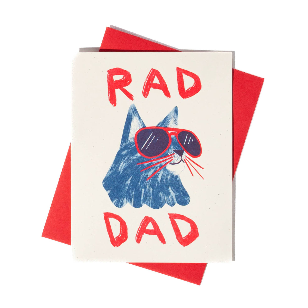 Rad Dad - Risograph Card