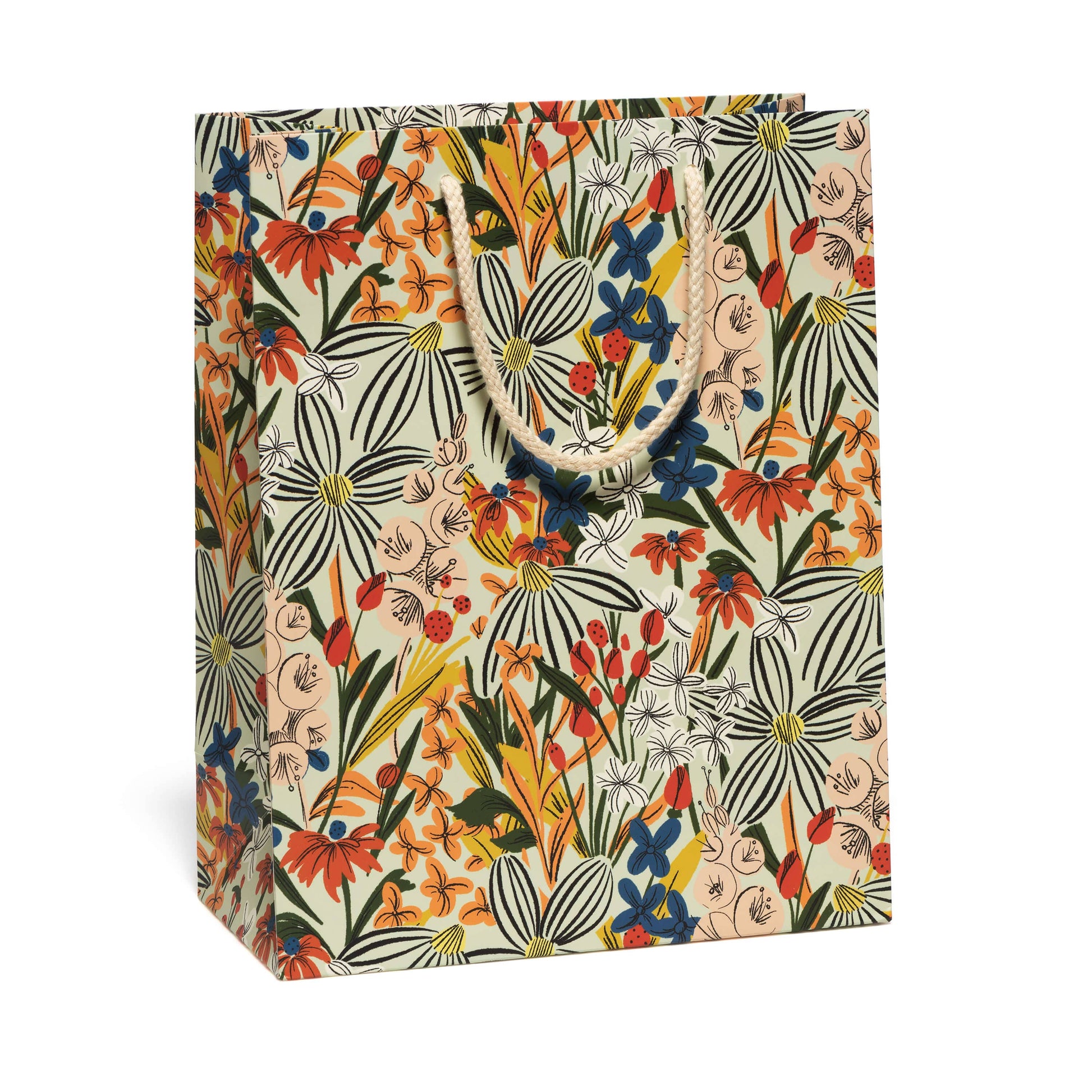 Striped Florals gift bags: Small