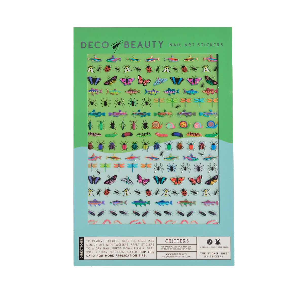 Nail Art Stickers - CRITTERS