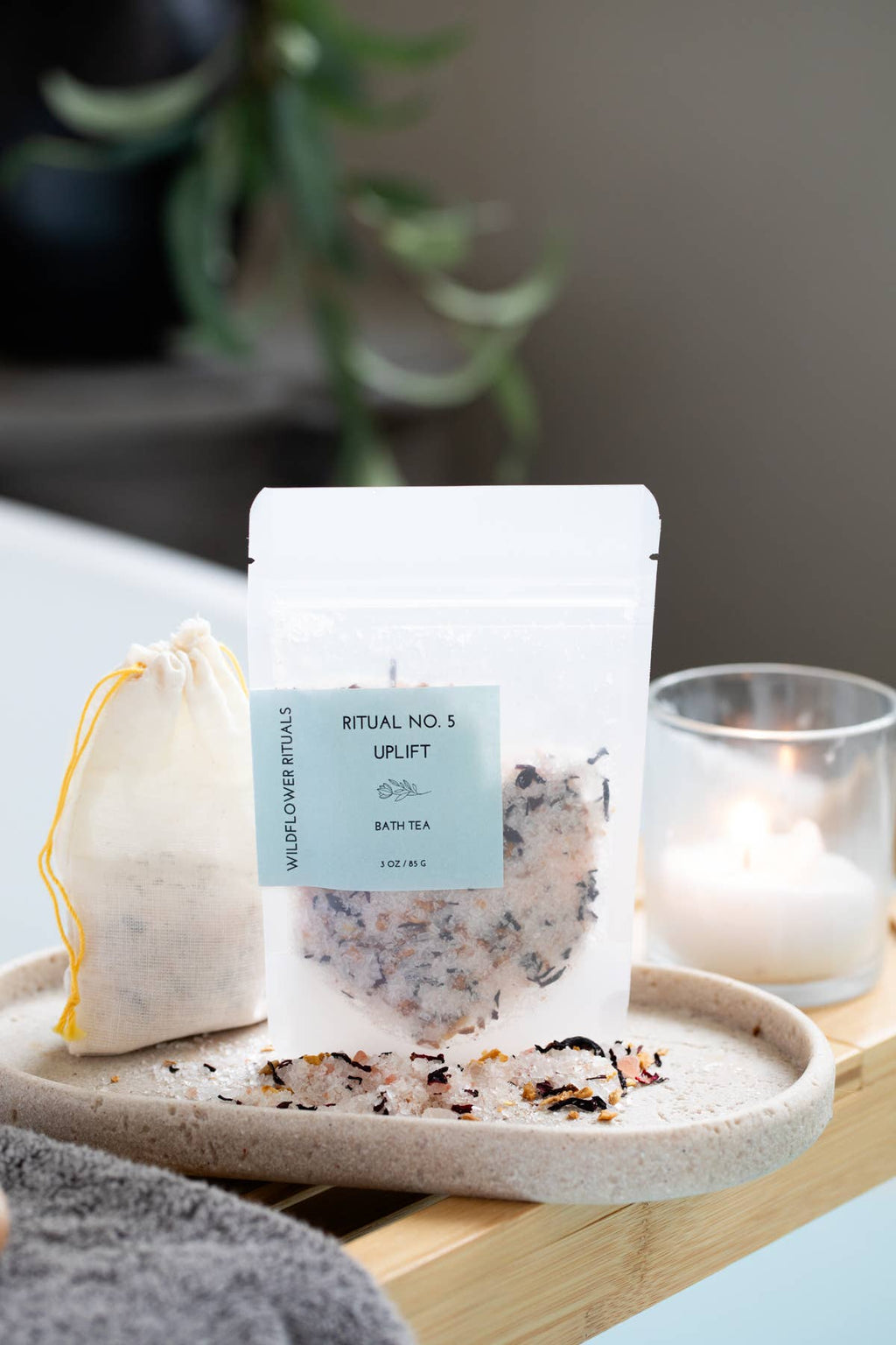 Ritual No. 5 Uplift Botanical Bath Tea - Sweet Orange Lemon