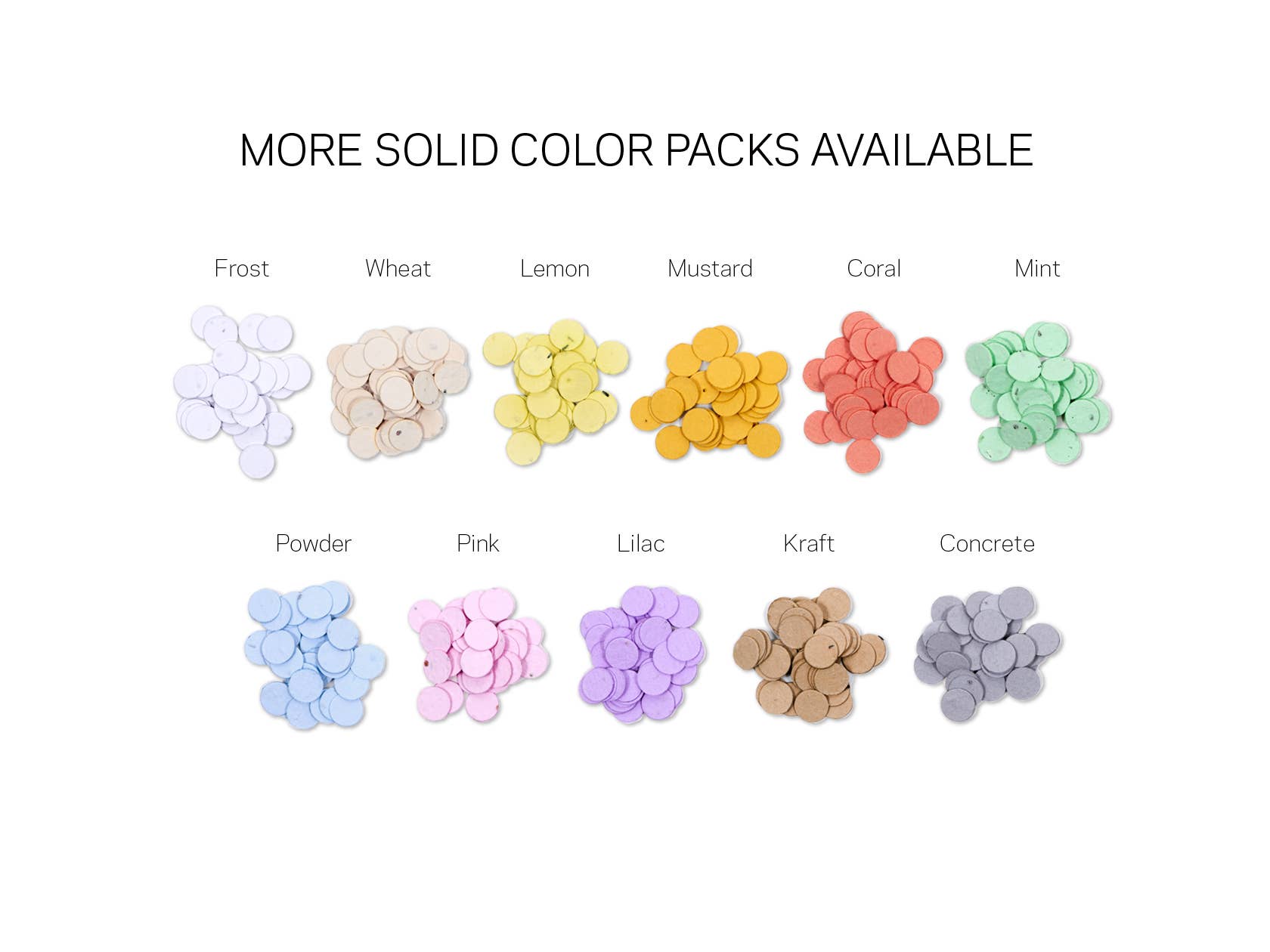 Wildflower Seed Confetti - Mustard
