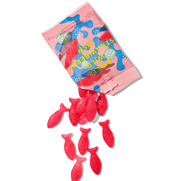 Sweet Wild Strawberry Fish - Swedish Candy 5.2oz (150g)