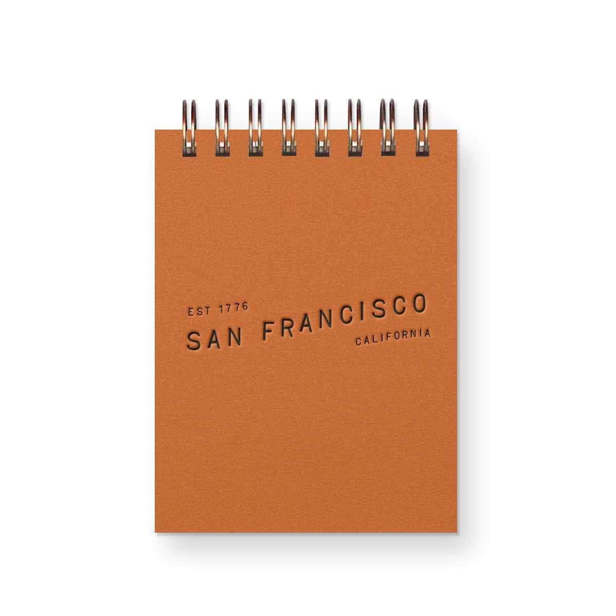 Custom City Wave Mini Jotter Notebook: Chartreuse Cover : Deep Blue Ink